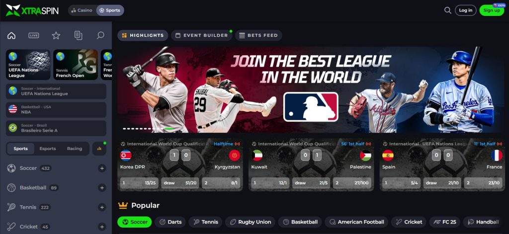 Sports Betting at XtraSpin Casino